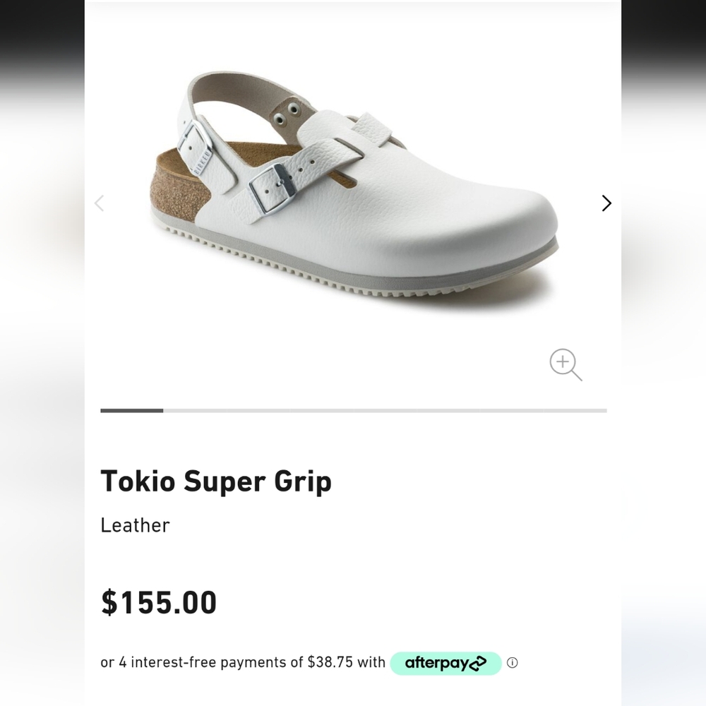 BIRKENSTOCK white Tokio Super Grip clogs